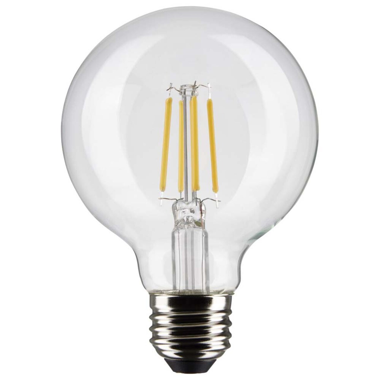 Satco 4.5w G25 Globe Filament LED 2700K Medium Base Dimmable - 40w equiv